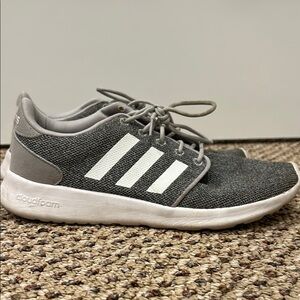 Adidas Gray and White Sneakers